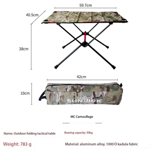 Outdoor Folding Table Camping Table Mesh BBQ Picnic Table